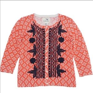 Anthro x Tabitha Sahalie Embroidered Cardigan
